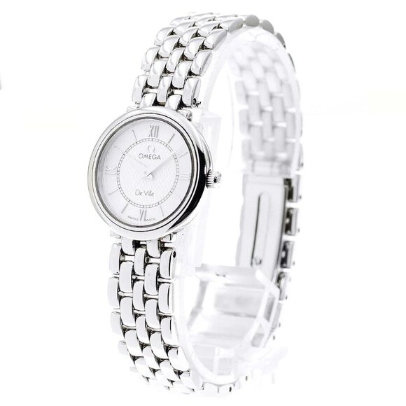 OMEGA De Ville 7574.31 Silver Dial Quartz Ladies Watch - Picture 1 of 11